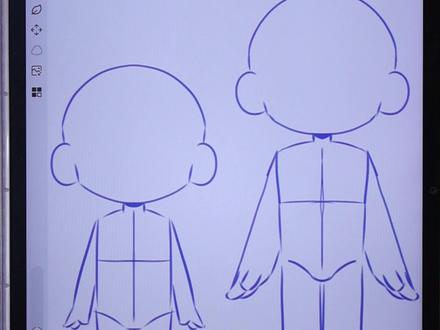 画世界-一次性说清楚3种Q版比例画法 #画画 #绘画教程 #procreate #画世界 #零基础学画画