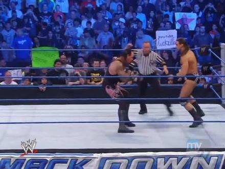 WWE2009德鲁麦金泰尔VS送葬者 #摔角 #综合格斗 #wwe #搏击