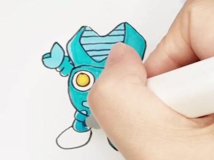 巴尔坦星人!奥特曼怎么画?蛋仔派对巴尔坦星人怎么画?蛋仔派对怎么画?#巴尔坦星人简笔画#一起学画画 #简笔画 #蛋仔派对 #奥特曼