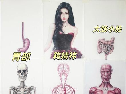 粉丝投稿从染色体开始画鞠婧祎 #手绘 #绘画 #青年创作者成长计划