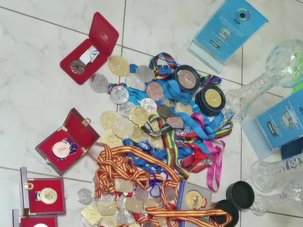 今天真是辛苦我妈了,奖牌找半天现在猫又找不见一只满屋找猫去了,祝大家中秋节快乐呀,团团圆圆~#vlog日常 #奖牌