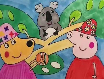 简笔画小猪佩奇#儿童简笔画 #一起学画画 #简笔画