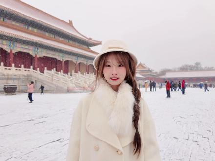2025.12.12在北京故宫看到了初雪❄️#北京初雪