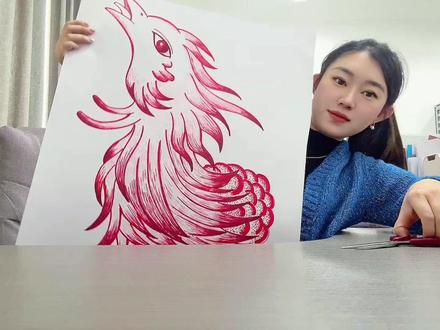 盘子画 龙凤呈祥#谁教的娃这么优秀😀 #爱做手工的小朋友 #教师日常 #美术老师
