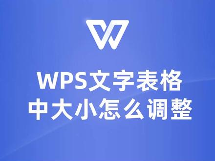 WPS文字表格大小调整技巧揭秘! #wps #wps教程 #wps教学 #wps文档 #wps文字