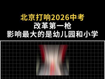 北京打响2026中考改革第一枪,影响最大的是幼儿园和小学#育儿经验分享 #孩子教育 #家长必读 #育儿 #科学育儿