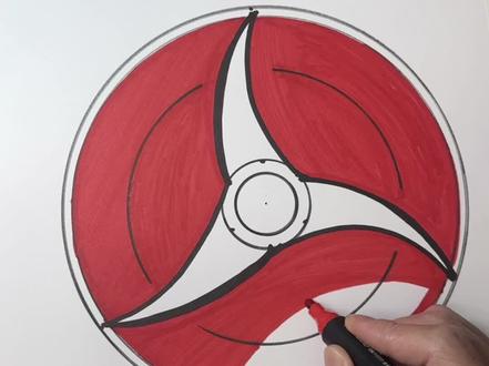 粉丝们说还是鼬神写轮眼最好看,那我就安排画一期简单画法教程 #手绘 #绘画过程 #写轮眼 #万花筒写轮眼 #跟着抖音学画画 @抖音小助手