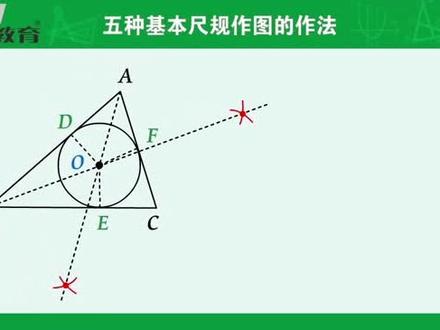 中考五种尺规作图方法