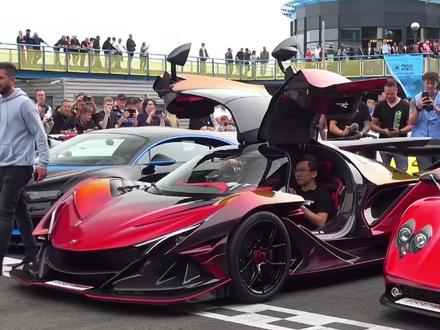 凌驾于所有超跑之上,超跑界的颜值天花板#阿波罗IE#超级跑车