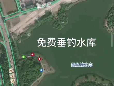 水库可以免费钓鱼。爱护环境人人有责啊。