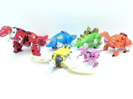 泰霸 恐龙战队 变形恐龙合体玩具