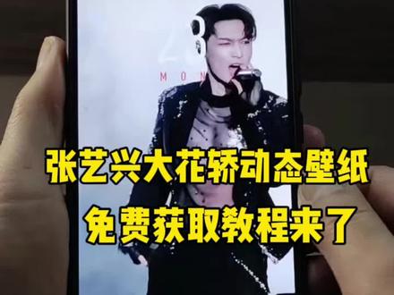 张艺兴大花轿动态壁纸免费获取教程来了
#剪映 #张艺兴 #大花轿 #动态壁纸 #剪同款