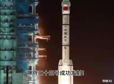 神舟二十三号成功发射!香港女航天员首次飞天,3.5小时到空间站
#神舟飞船发射成功 #大国重器中国崛起 #中国航天火箭 #神舟二十三号
