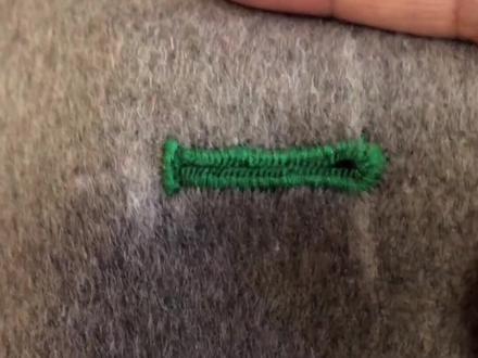 手工锁扣眼,只要方法对了,剩余的就是熟练工了,有需求的家人们收藏备用吧