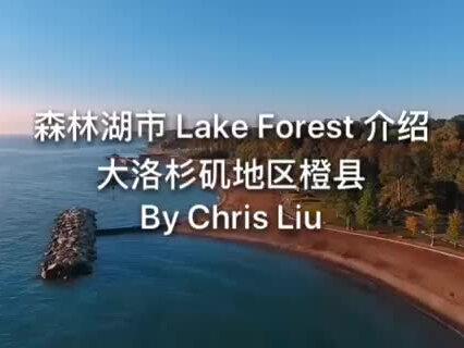 美国🇺🇸城市 洛杉矶橙县森林湖市介绍,临近尔湾!#美国 #旅游 #城市 #房