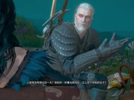 巫师3狂猎 还是跟叶奈法归隐了 #巫师3狂猎次世代版