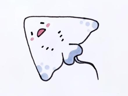 三角形会画吧,那你就会画魔鬼鱼,超简单秒会!#亲子简笔画 #育儿简笔画 #魔鬼鱼吃同事 #海洋生物简笔画