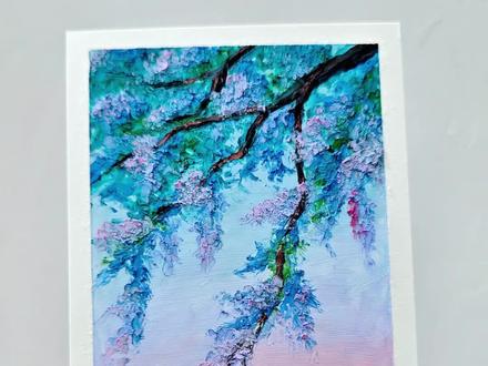 粉蓝温柔染天际,枝桠轻垂,晚风都变得柔软。
油画棒绘画|温柔暮色|风吹枝丫|治愈系风景画
纸张:10x15cm
画材:高尔乐油画棒
#画渣日常瞎画 #创作者中心 #创作灵感 #2026绘画开年挑战 #抖音年味艺术图鉴