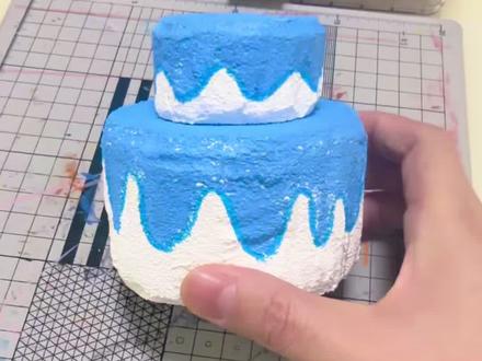 海绵慢回弹怎么做#慢回弹 #捏捏乐 #自制捏捏乐 #手工diy