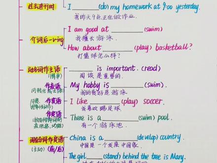 什么时候用ing,帮你总结了5种情况,建议收藏#英语 #英语没那么难 #零基础英语 #英语学习 #知识分享