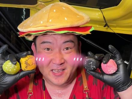 多巴胺小汉堡也太太太可爱了吧~#魔卡少女樱回忆钥匙#百变小樱手游上线 #路边摊美味 #街边小吃 #街头美食