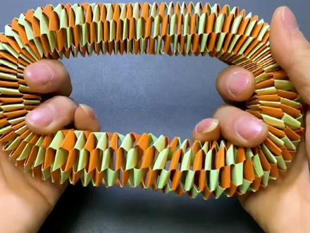 变化超多的魔力弹簧,玩起来很解压#手工 #弹簧 #手工折纸