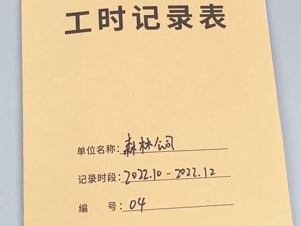 工种繁多怎么记录工时,用这个#工时记录表 #记工表 #考勤