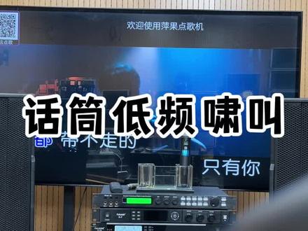 话筒低频啸叫怎么办#音响设备 #k歌音响 #ktv音响套装 #唱歌设备 #音响