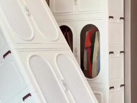 免安装双开门折叠衣柜,卧室家用家居整理收纳用品出租房必备神器收纳柜储物柜多层#双开门收纳柜 #折叠储物柜 #免安装衣柜 #家用衣柜