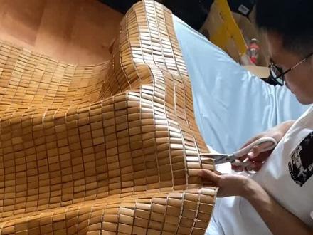 超级沉的麻将席常年压箱底,它淘汰了吗?不!看我改造它~#废物利用