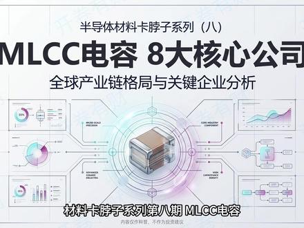 半导体材料卡脖子系列(八)-MLCC电容 #投资理财 #股票干货 #财经知识 #半导体材料 #MLCC电容