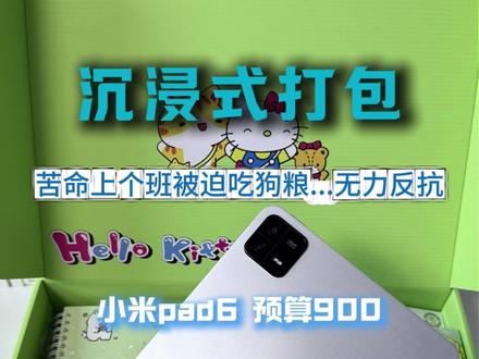 沉浸式打包9OO预🧄小米Pad6📦#沉浸式 #小米 #平板 #打包 #数码科技
