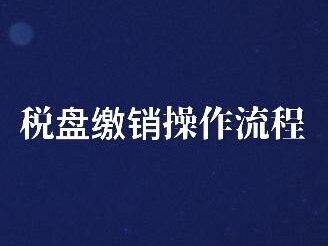 15.税盘缴销操作流程