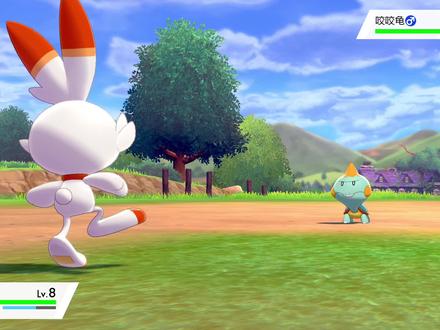 #精灵宝可梦剑盾 一个精灵球捉住咬咬龟,真开心!