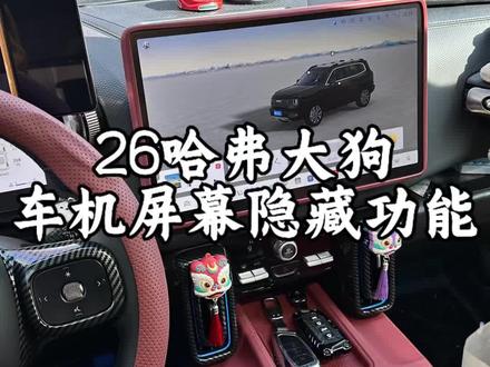 26款哈弗大狗,车击屏幕可以控制车上80%以上的功能以及语音功能都是很方便的,车门可以在空闲时间去玩一玩试一试 #哈弗大狗2026款 #每天一个用车知识 #车机屏幕