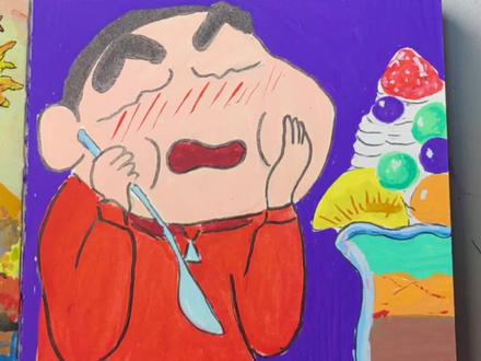 看动画片截图画喜欢的画面 #真实生活分享计划 #简笔画 #蜡笔小新 #动画 #跟着抖音学画画