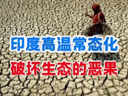 51℃高温常态化:被生态透支拖进生存危机的印度,给全人类敲了警钟!#印度高温#环境