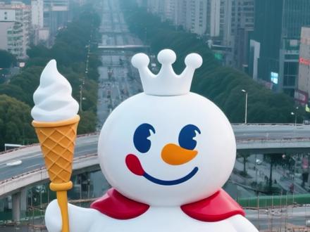 蜜雪冰城 一杯争气茶的中国式担当,你把人民放心上,人民就将你高高举起#蜜雪冰城 #雪王把店开到美国了 #雪王也是辞家千里又千里上了