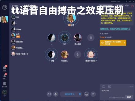 tt语音自由搏击之效果压制