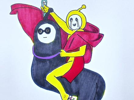 怎样画出神圣感的蛋仔呢 #蛋仔派对 #蛋小黄 #手绘 原作者@你又该如何计算我的价态