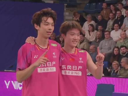 黑马组合夺冠!#胡珂源林祥毅 #奥尔良羽毛球大师赛 #羽毛球 #国羽