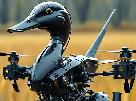 AI制作短视频《伪装侦察鸭》 #蓝老蔫AI视频