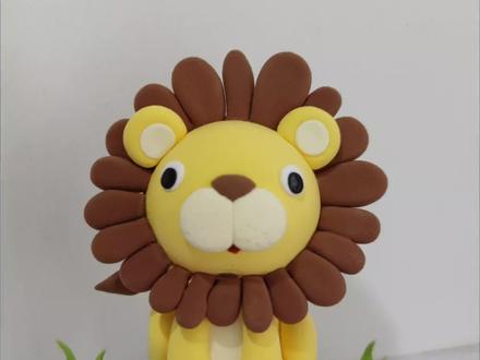 粘土教程|丛林之王——狮子#手工diy #我的手工日常 #粘土教程 #粘土动物 #简单粘土手工