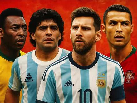 #贝利#c罗 #梅西 #马拉多纳 谁才是历史第1球王?