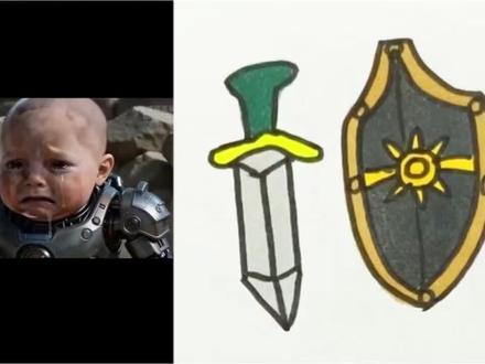 有本事的刀盾#简笔画#动画#动漫#二次元@抖音创作者中心 @抖音小助手 @抖音青少年