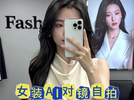 AI女装对镜自拍,批量无水印生成视频和图片,动作迁移,又有新玩法,提示词和教程来了,一分钟学会#ai教程 #AI创作者浪潮计划 #AI换装 #ai服装