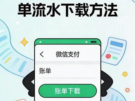 个人对账用,微信支付账单流水下载方法#推荐 #微信 #手机 #微信支付 #中老年