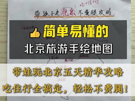 太省心了!带娃玩北京五天精华攻略,吃住行全搞定,轻松不废腿!#北京旅行 #北京旅游 #北京旅游攻略 #北京旅行攻略 #旅行