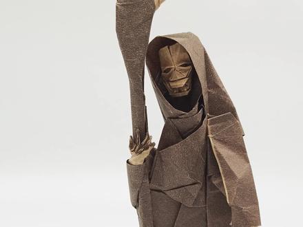 【折纸教程】死 神,折不好可能真会被它带走(第四部分) #折纸