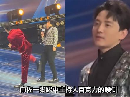 向佐踢飞百克力!打工人3秒忍痛道歉,向家势力有多恐怖?#是谁打翻了大自然调色盘 #影娱年味不打烊 #明星八卦 #明星 #马上开拍